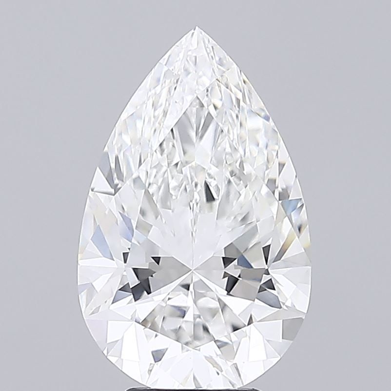 IGI Pear 5.59ct E VVS2 - Loose Lab Diamond: IGI Pear 5.59ct E VVS2 - Loose Lab Diamond Item Specifics: Source: This Is A Real Diamond Grown In A Lab Not Mined. Carat: 5.59 Cut: - Color: E Clarity: VVS2 Polish: EX Symmetry: EX Measurements: 15.6