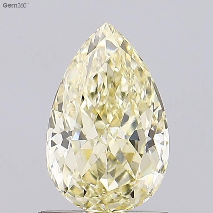 IGI Pear 1.05ct Fancy Light Yellow VVS2 - Loose Lab Diamond: IGI Pear 1.05ct Fancy Light Yellow VVS2 - Loose Lab Diamond Item Specifics: Source: This Is A Real Diamond Grown In A Lab Not Mined. Carat: 1.05 Cut: - Color: Fancy Light Yellow Clarity: VVS2 Polish: 
