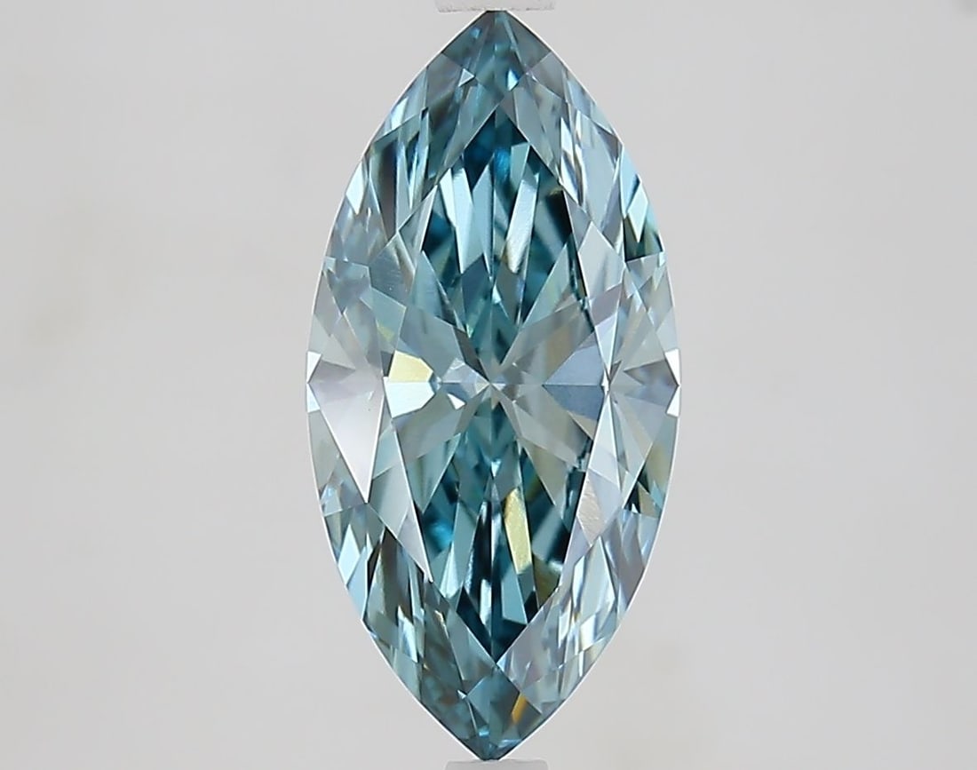 IGI Marquise 2.15ct Fancy Vivid Blue VVS1 - Loose Lab Diamond: IGI Marquise 2.15ct Fancy Vivid Blue VVS1 - Loose Lab Diamond Item Specifics: Source: This Is A Real Diamond Grown In A Lab Not Mined. Carat: 2.15 Cut: - Color: Fancy Vivid Blue Clarity: VVS1 Polish: 