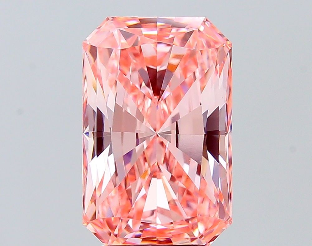 IGI Radiant 5.02ct Fancy Vivid Pink VVS2 - Loose Lab Diamond: IGI Radiant 5.02ct Fancy Vivid Pink VVS2 - Loose Lab Diamond Item Specifics: Source: This Is A Real Diamond Grown In A Lab Not Mined. Carat: 5.02 Cut: - Color: Fancy Vivid Pink Clarity: VVS2 Polish: V