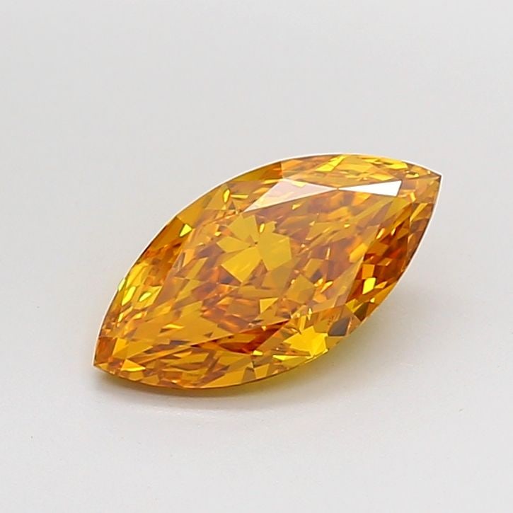 IGI Marquise 1.88ct Fancy Vivid Orangey Yellow VVS2 - Loose Lab Diamond (1 of 1)