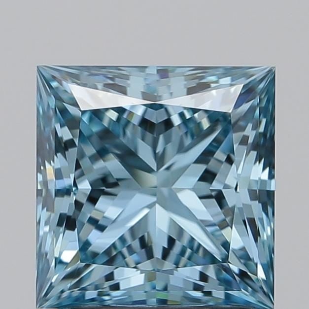 IGI Princess 1.7ct Fancy Vivid Blue VVS2 - Loose Lab Diamond: IGI Princess 1.7ct Fancy Vivid Blue VVS2 - Loose Lab Diamond Item Specifics: Source: This Is A Real Diamond Grown In A Lab Not Mined. Carat: 1.7 Cut: - Color: Fancy Vivid Blue Clarity: VVS2 Polish: