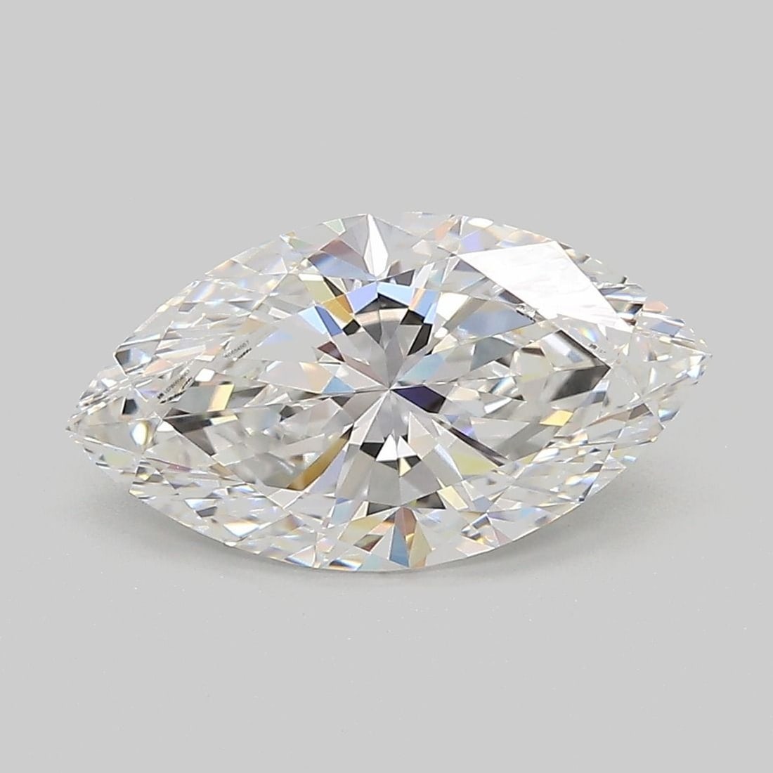 IGI Marquise 2.43ct E VVS2 - Loose Lab Diamond: IGI Marquise 2.43ct E VVS2 - Loose Lab Diamond Item Specifics: Source: This Is A Real Diamond Grown In A Lab Not Mined. Carat: 2.43 Cut: - Color: E Clarity: VVS2 Polish: EX Symmetry: EX Measurements: 