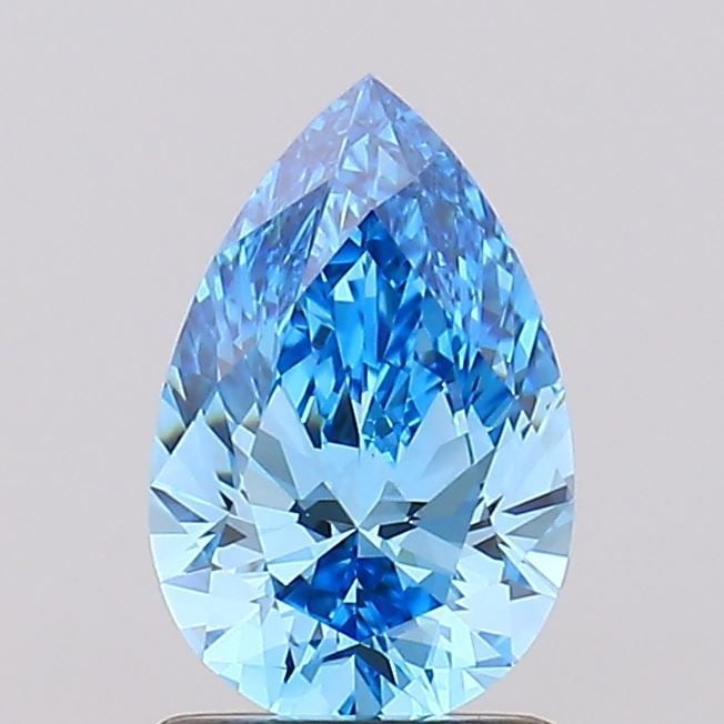 IGI Pear 1.13ct Fancy Vivid Blue VVS1 - Loose Lab Diamond: IGI Pear 1.13ct Fancy Vivid Blue VVS1 - Loose Lab Diamond Item Specifics: Source: This Is A Real Diamond Grown In A Lab Not Mined. Carat: 1.13 Cut: - Color: Fancy Vivid Blue Clarity: VVS1 Polish: EX S