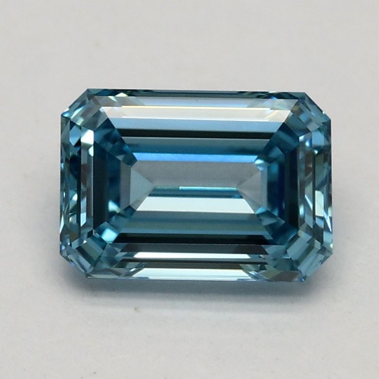 IGI Emerald 0.91ct Fancy Vivid Blue VVS2 - Loose Lab Diamond: IGI Emerald 0.91ct Fancy Vivid Blue VVS2 - Loose Lab Diamond Item Specifics: Source: This Is A Real Diamond Grown In A Lab Not Mined. Carat: 0.91 Cut: - Color: Fancy Vivid Blue Clarity: VVS2 Polish: E