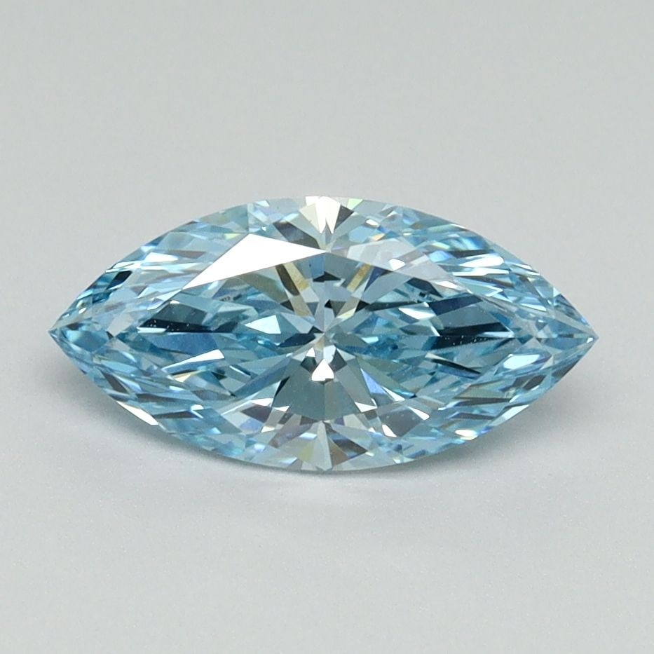 IGI Marquise 1.08ct Fancy Vivid Blue VVS2 - Loose Lab Diamond: IGI Marquise 1.08ct Fancy Vivid Blue VVS2 - Loose Lab Diamond Item Specifics: Source: This Is A Real Diamond Grown In A Lab Not Mined. Carat: 1.08 Cut: - Color: Fancy Vivid Blue Clarity: VVS2 Polish: 
