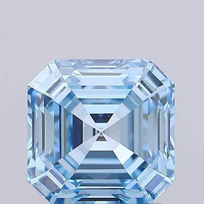 IGI Asscher 1.55ct Fancy Vivid Blue VVS2 - Loose Lab Diamond: IGI Asscher 1.55ct Fancy Vivid Blue VVS2 - Loose Lab Diamond Item Specifics: Source: This Is A Real Diamond Grown In A Lab Not Mined. Carat: 1.55 Cut: - Color: Fancy Vivid Blue Clarity: VVS2 Polish: E