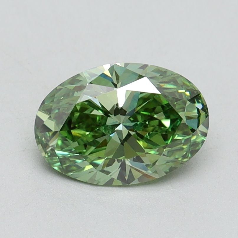 IGI Oval 1.01ct Fancy Vivid Green VVS2 - Loose Lab Diamond: IGI Oval 1.01ct Fancy Vivid Green VVS2 - Loose Lab Diamond Item Specifics: Source: This Is A Real Diamond Grown In A Lab Not Mined. Carat: 1.01 Cut: - Color: Fancy Vivid Green Clarity: VVS2 Polish: EX