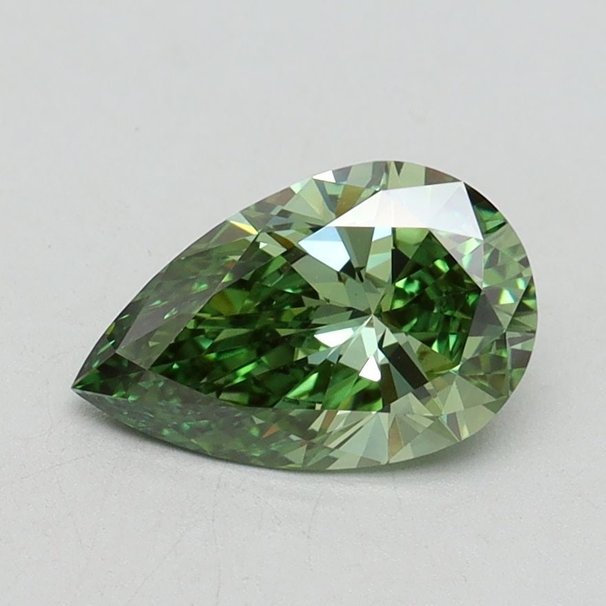 IGI Pear 1.08ct Fancy Vivid Green VVS2 - Loose Lab Diamond: IGI Pear 1.08ct Fancy Vivid Green VVS2 - Loose Lab Diamond Item Specifics: Source: This Is A Real Diamond Grown In A Lab Not Mined. Carat: 1.08 Cut: - Color: Fancy Vivid Green Clarity: VVS2 Polish: EX