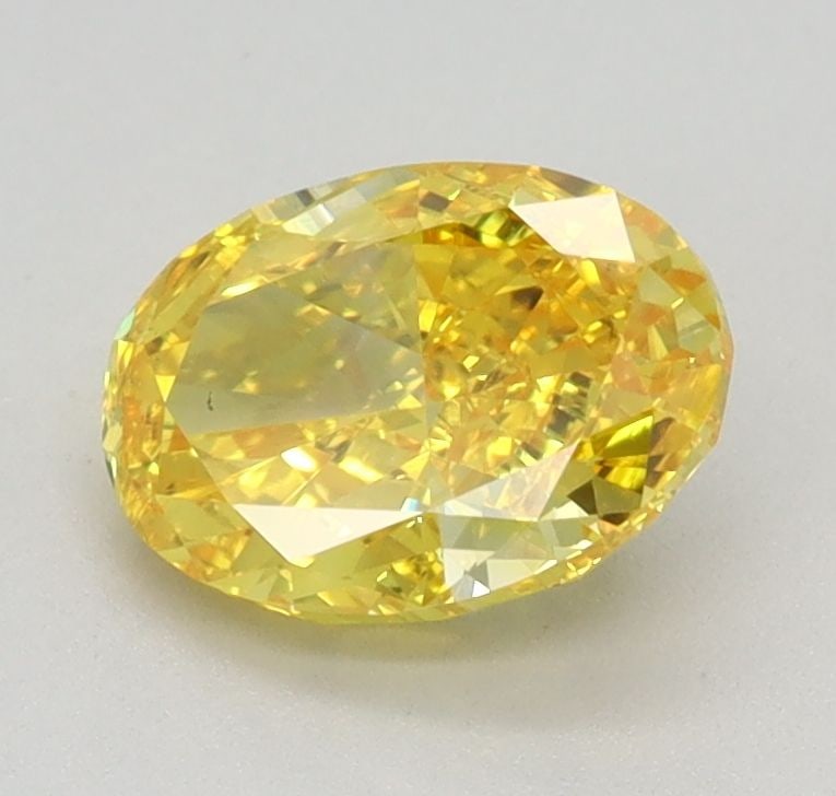 IGI Oval 0.91ct Fancy Vivid Yellow VVS2 - Loose Lab Diamond: IGI Oval 0.91ct Fancy Vivid Yellow VVS2 - Loose Lab Diamond Item Specifics: Source: This Is A Real Diamond Grown In A Lab Not Mined. Carat: 0.91 Cut: - Color: Fancy Vivid Yellow Clarity: VVS2 Polish: 