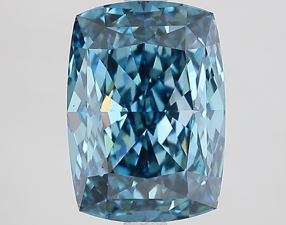 IGI Cushion Modified 4.51ct Fancy Vivid Blue VVS2 - Loose Lab Diamond: IGI Cushion Modified 4.51ct Fancy Vivid Blue VVS2 - Loose Lab Diamond Item Specifics: Source: This Is A Real Diamond Grown In A Lab Not Mined. Carat: 4.51 Cut: - Color: Fancy Vivid Blue Clarity: VVS2 