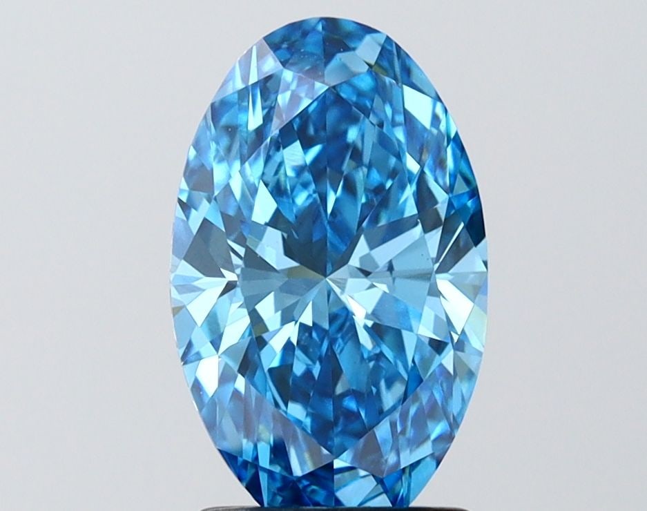 IGI Oval 2.04ct Fancy Vivid Blue VVS2 - Loose Lab Diamond: IGI Oval 2.04ct Fancy Vivid Blue VVS2 - Loose Lab Diamond Item Specifics: Source: This Is A Real Diamond Grown In A Lab Not Mined. Carat: 2.04 Cut: - Color: Fancy Vivid Blue Clarity: VVS2 Polish: EX S