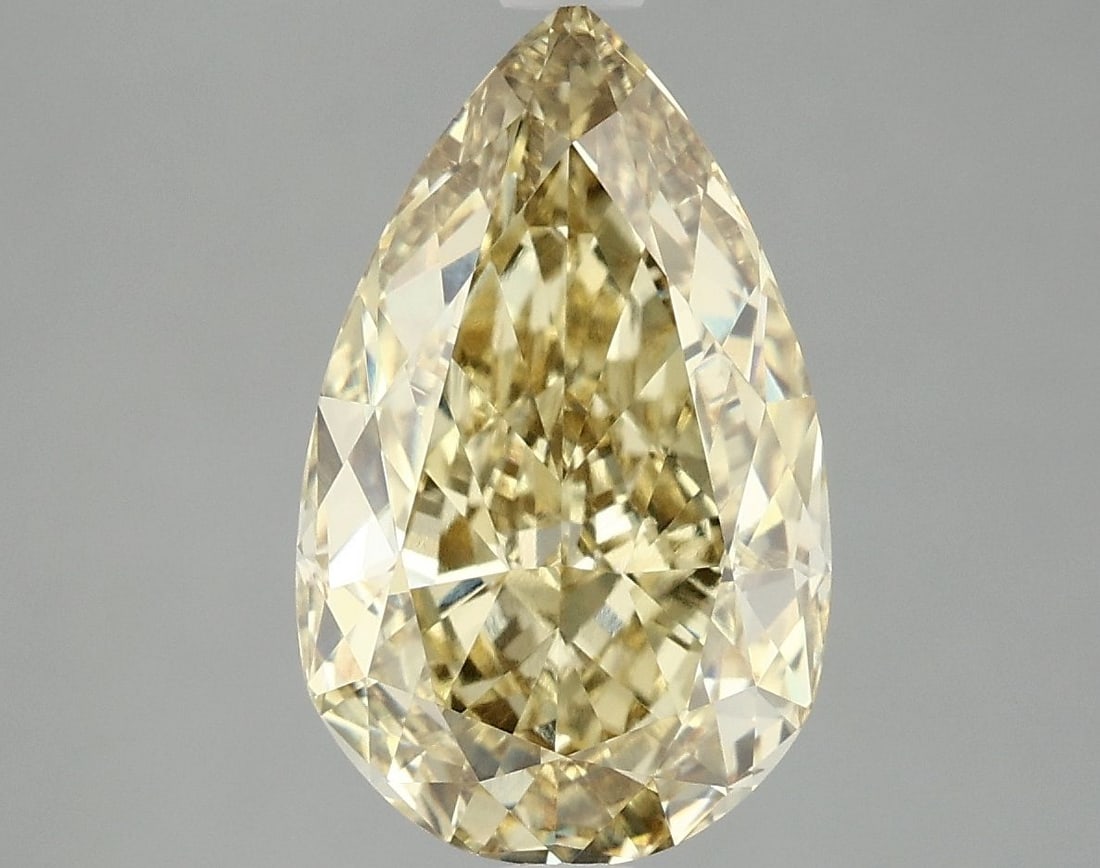 IGI Pear 3.98ct Fancy Vivid Yellow VVS2 - Loose Lab Diamond: IGI Pear 3.98ct Fancy Vivid Yellow VVS2 - Loose Lab Diamond Item Specifics: Source: This Is A Real Diamond Grown In A Lab Not Mined. Carat: 3.98 Cut: - Color: Fancy Vivid Yellow Clarity: VVS2 Polish: 