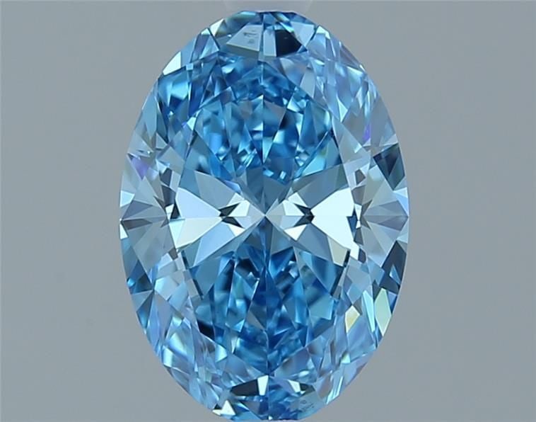 IGI Oval 1.01ct Fancy Vivid Blue VVS2 - Loose Lab Diamond: IGI Oval 1.01ct Fancy Vivid Blue VVS2 - Loose Lab Diamond Item Specifics: Source: This Is A Real Diamond Grown In A Lab Not Mined. Carat: 1.01 Cut: - Color: Fancy Vivid Blue Clarity: VVS2 Polish: EX S