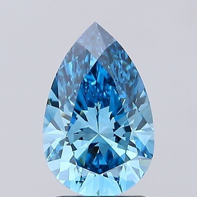 IGI Pear 1.51ct Fancy Vivid Blue VVS1 - Loose Lab Diamond: IGI Pear 1.51ct Fancy Vivid Blue VVS1 - Loose Lab Diamond Item Specifics: Source: This Is A Real Diamond Grown In A Lab Not Mined. Carat: 1.51 Cut: - Color: Fancy Vivid Blue Clarity: VVS1 Polish: EX