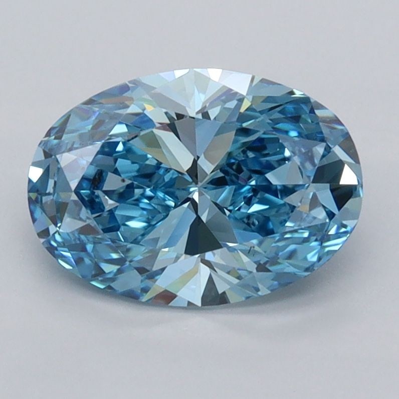 IGI Oval 1.5ct Fancy Vivid Blue VVS2 - Loose Lab Diamond: IGI Oval 1.5ct Fancy Vivid Blue VVS2 - Loose Lab Diamond Item Specifics: Source: This Is A Real Diamond Grown In A Lab Not Mined. Carat: 1.5 Cut: - Color: Fancy Vivid Blue Clarity: VVS2 Polish: EX Sym