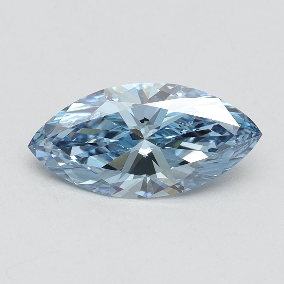 IGI Marquise 1.11ct Fancy Vivid Blue VVS2 - Loose Lab Diamond: IGI Marquise 1.11ct Fancy Vivid Blue VVS2 - Loose Lab Diamond Item Specifics: Source: This Is A Real Diamond Grown In A Lab Not Mined. Carat: 1.11 Cut: - Color: Fancy Vivid Blue Clarity: VVS2 Polish: 