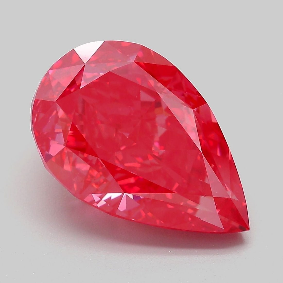 IGI Pear 7.1ct Fancy Vivid Pink VVS2 - Loose Lab Diamond: IGI Pear 7.1ct Fancy Vivid Pink VVS2 - Loose Lab Diamond Item Specifics: Source: This Is A Real Diamond Grown In A Lab Not Mined. Carat: 7.1 Cut: - Color: Fancy Vivid Pink Clarity: VVS2 Polish: EX Sym