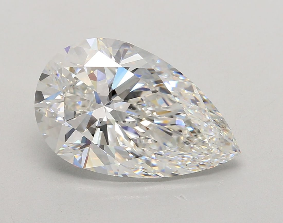 IGI Pear 5.54ct E VVS2 - Loose Lab Diamond: IGI Pear 5.54ct E VVS2 - Loose Lab Diamond Item Specifics: Source: This Is A Real Diamond Grown In A Lab Not Mined. Carat: 5.54 Cut: - Color: E Clarity: VVS2 Polish: EX Symmetry: EX Measurements: 15.6
