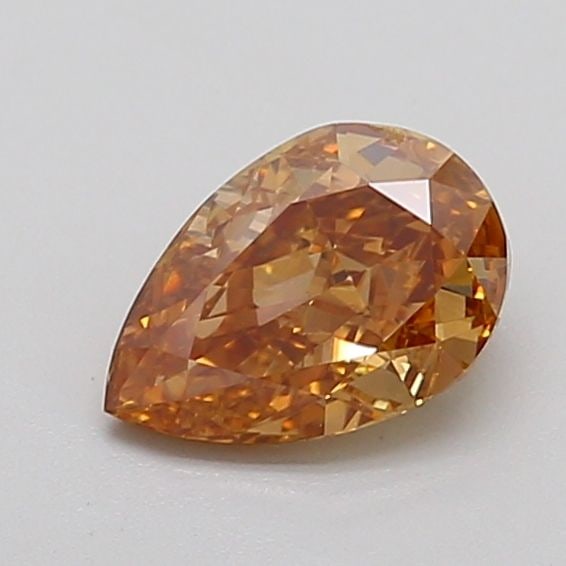 IGI Pear 1.01ct Fancy Yellowish Brown VVS2 - Loose Lab Diamond (1 of 1)