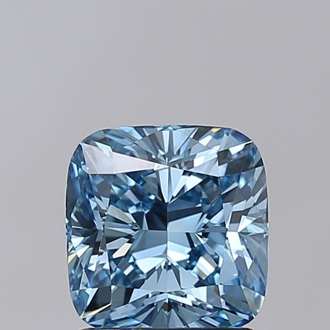 IGI Cushion Modified 1.7ct Fancy Vivid Blue VVS2 - Loose Lab Diamond: IGI Cushion Modified 1.7ct Fancy Vivid Blue VVS2 - Loose Lab Diamond Item Specifics: Source: This Is A Real Diamond Grown In A Lab Not Mined. Carat: 1.7 Cut: - Color: Fancy Vivid Blue Clarity: VVS2 Po