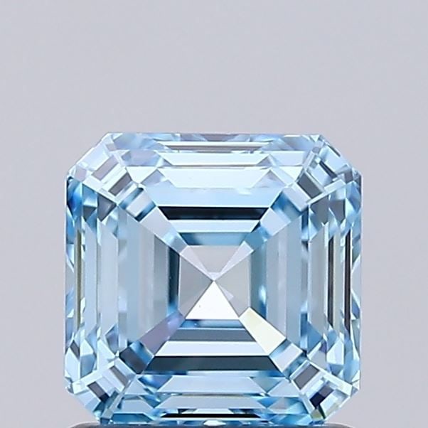 IGI Asscher 1.02ct Fancy Vivid Blue VVS2 - Loose Lab Diamond: IGI Asscher 1.02ct Fancy Vivid Blue VVS2 - Loose Lab Diamond Item Specifics: Source: This Is A Real Diamond Grown In A Lab Not Mined. Carat: 1.02 Cut: - Color: Fancy Vivid Blue Clarity: VVS2 Polish: E