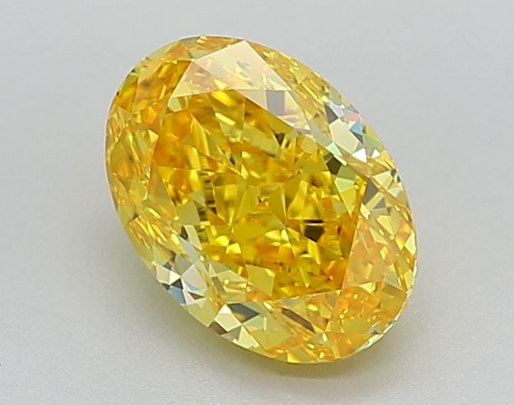IGI Oval 2.04ct Fancy Vivid Yellow VVS2 - Loose Lab Diamond: IGI Oval 2.04ct Fancy Vivid Yellow VVS2 - Loose Lab Diamond Item Specifics: Source: This Is A Real Diamond Grown In A Lab Not Mined. Carat: 2.04 Cut: - Color: Fancy Vivid Yellow Clarity: VVS2 Polish: 