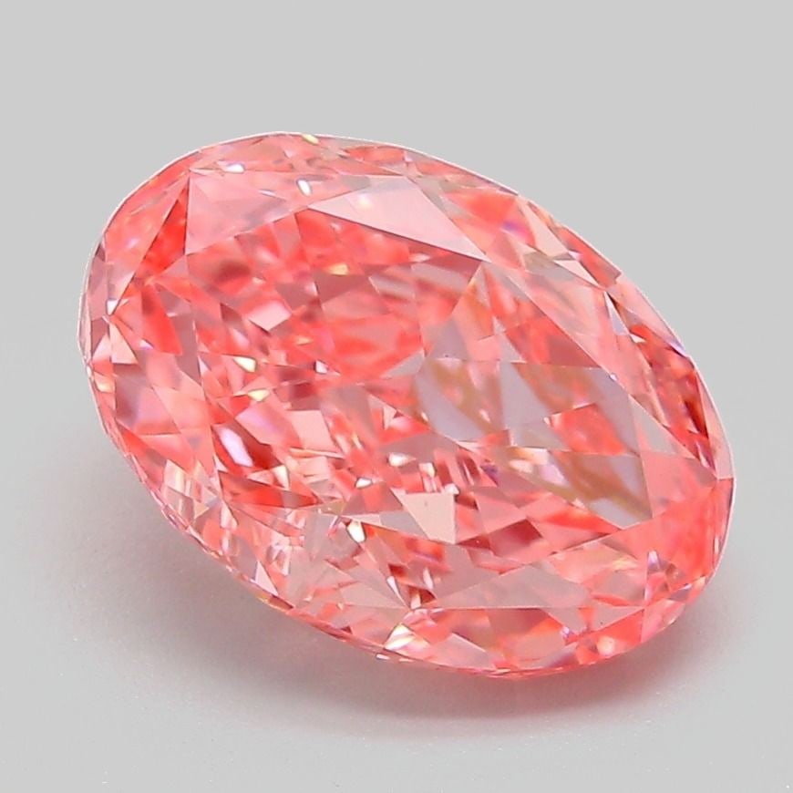 IGI Oval 3.06ct Fancy Vivid Pink VVS2 - Loose Lab Diamond: IGI Oval 3.06ct Fancy Vivid Pink VVS2 - Loose Lab Diamond Item Specifics: Source: This Is A Real Diamond Grown In A Lab Not Mined. Carat: 3.06 Cut: - Color: Fancy Vivid Pink Clarity: VVS2 Polish: EX S