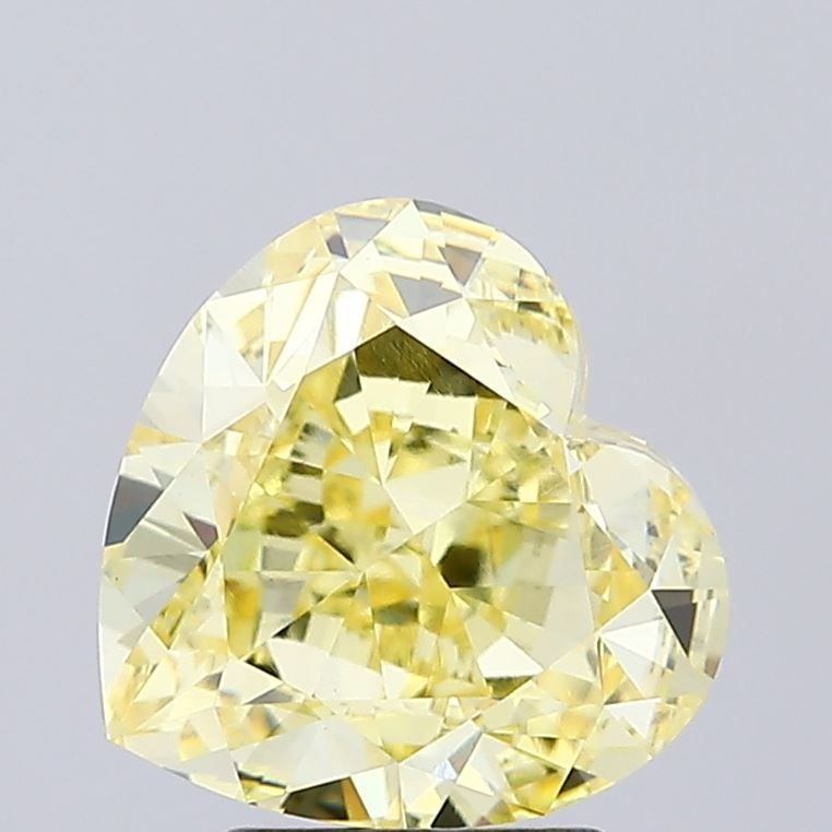 IGI Heart 4.09ct Fancy Intense Yellow VVS2 - Loose Lab Diamond: IGI Heart 4.09ct Fancy Intense Yellow VVS2 - Loose Lab Diamond Item Specifics: Source: This Is A Real Diamond Grown In A Lab Not Mined. Carat: 4.09 Cut: - Color: Fancy Intense Yellow Clarity: VVS2