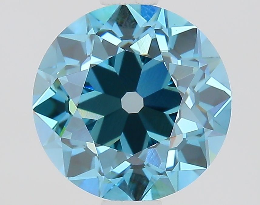 IGI European Cut 1.54ct Fancy Vivid Blue VVS2 - Loose Lab Diamond: IGI European Cut 1.54ct Fancy Vivid Blue VVS2 - Loose Lab Diamond Item Specifics: Source: This Is A Real Diamond Grown In A Lab Not Mined. Carat: 1.54 Cut: - Color: Fancy Vivid Blue Clarity: VVS2