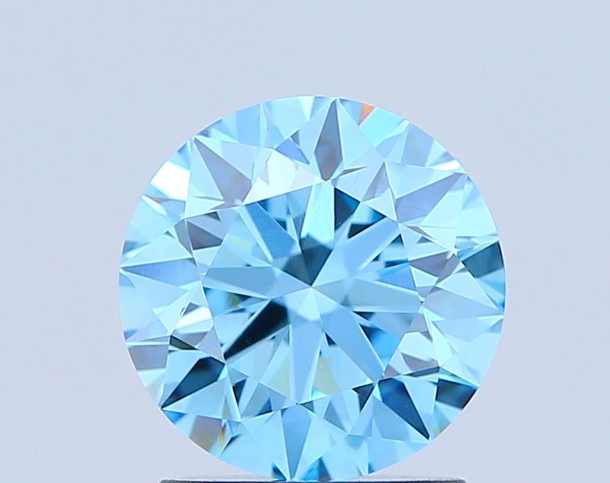 IGI Round 1.57ct Fancy Vivid Blue VVS2 - Loose Lab Diamond: IGI Round 1.57ct Fancy Vivid Blue VVS2 - Loose Lab Diamond Item Specifics: Source: This Is A Real Diamond Grown In A Lab Not Mined. Carat: 1.57 Cut: EX Color: Fancy Vivid Blue Clarity: VVS2 Polish: