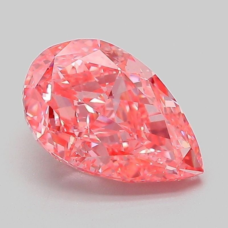 IGI Pear 2.1ct Fancy Vivid Pink VVS2 - Loose Lab Diamond: IGI Pear 2.1ct Fancy Vivid Pink VVS2 - Loose Lab Diamond Item Specifics: Source: This Is A Real Diamond Grown In A Lab Not Mined. Carat: 2.1 Cut: - Color: Fancy Vivid Pink Clarity: VVS2 Polish: EX Sym
