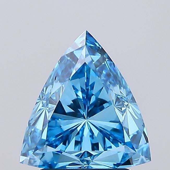 IGI Triangular 2.01ct Fancy Vivid Blue VVS2 - Loose Lab Diamond (1 of 1)