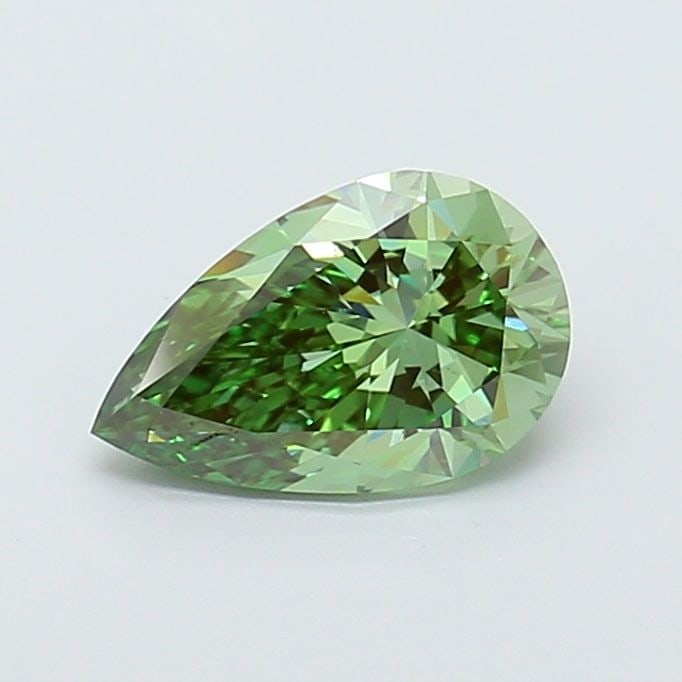 IGI Pear 1.59ct Fancy Vivid Green VVS2 - Loose Lab Diamond: IGI Pear 1.59ct Fancy Vivid Green VVS2 - Loose Lab Diamond Item Specifics: Source: This Is A Real Diamond Grown In A Lab Not Mined. Carat: 1.59 Cut: - Color: Fancy Vivid Green Clarity: VVS2 Polish: