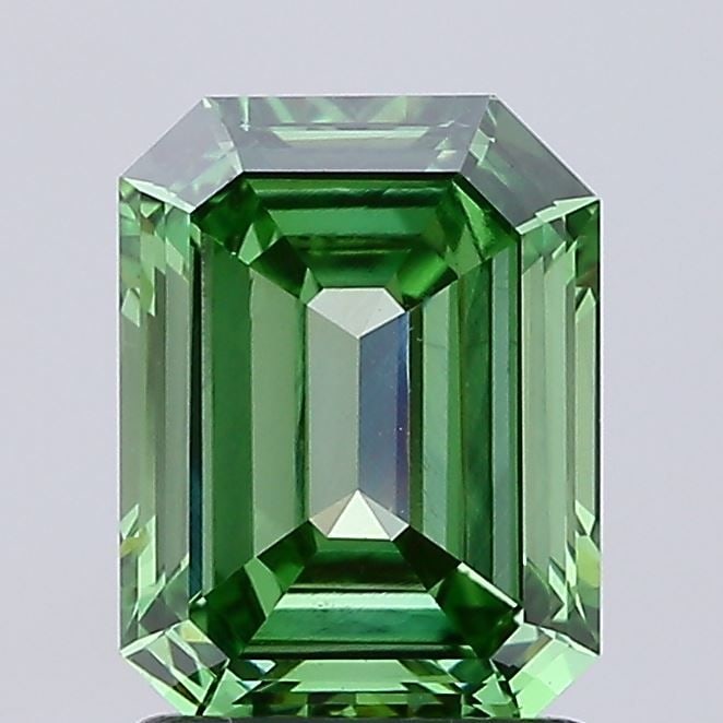 IGI Emerald 1.34ct Fancy Vivid Green VVS2 - Loose Lab Diamond: IGI Emerald 1.34ct Fancy Vivid Green VVS2 - Loose Lab Diamond Item Specifics: Source: This Is A Real Diamond Grown In A Lab Not Mined. Carat: 1.34 Cut: - Color: Fancy Vivid Green Clarity: VVS2 Polish: