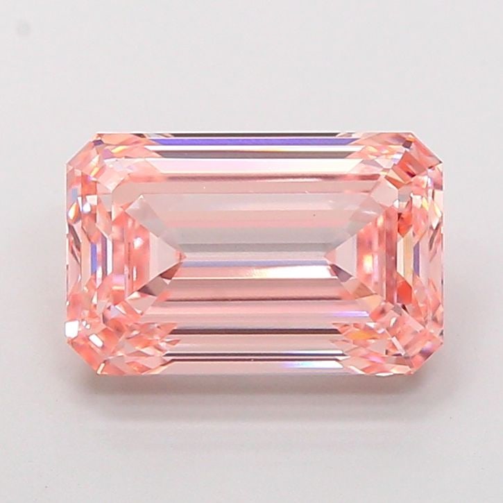 IGI Emerald 5.14ct Fancy Intense Pink VVS2 - Loose Lab Diamond: IGI Emerald 5.14ct Fancy Intense Pink VVS2 - Loose Lab Diamond Item Specifics: Source: This Is A Real Diamond Grown In A Lab Not Mined. Carat: 5.14 Cut: - Color: Fancy Intense Pink Clarity: VVS2 Polis