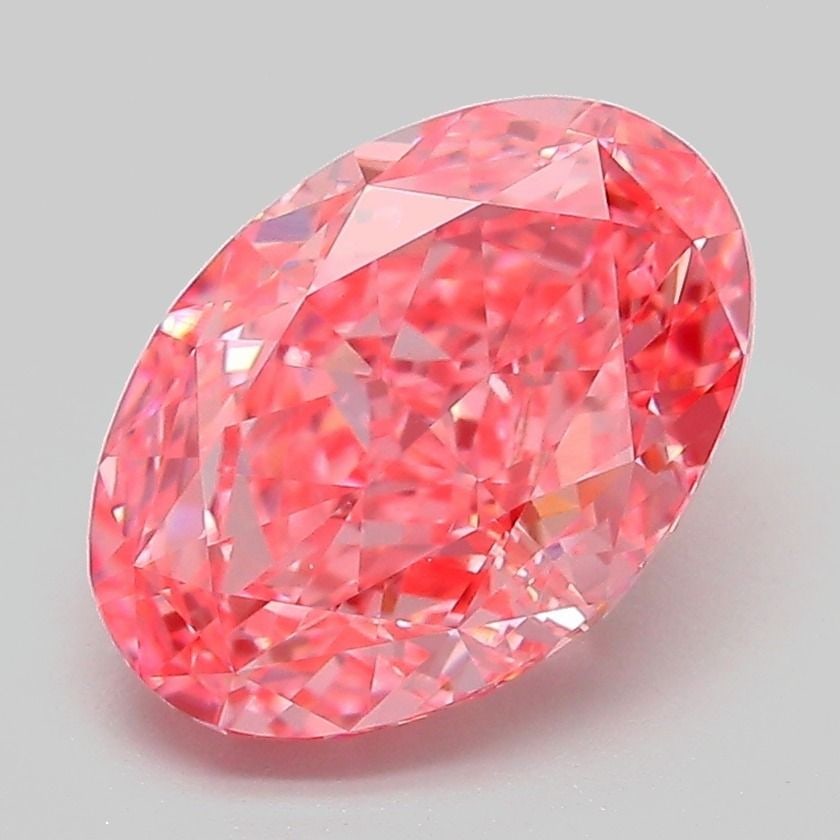 IGI Oval 3.04ct Fancy Vivid Pink VVS2 - Loose Lab Diamond: IGI Oval 3.04ct Fancy Vivid Pink VVS2 - Loose Lab Diamond Item Specifics: Source: This Is A Real Diamond Grown In A Lab Not Mined. Carat: 3.04 Cut: - Color: Fancy Vivid Pink Clarity: VVS2 Polish: EX S