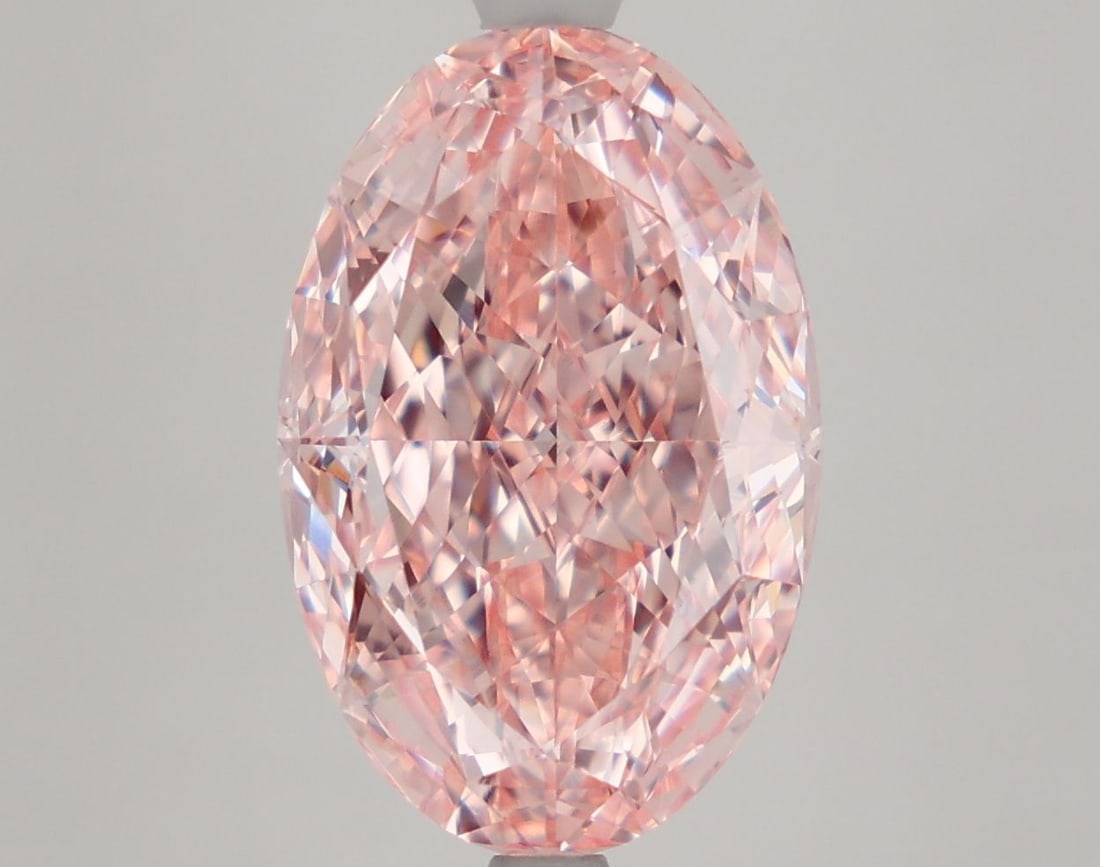 IGI Oval 6.13ct Fancy Vivid Pink VVS2 - Loose Lab Diamond: IGI Oval 6.13ct Fancy Vivid Pink VVS2 - Loose Lab Diamond Item Specifics: Source: This Is A Real Diamond Grown In A Lab Not Mined. Carat: 6.13 Cut: - Color: Fancy Vivid Pink Clarity: VVS2 Polish: EX S