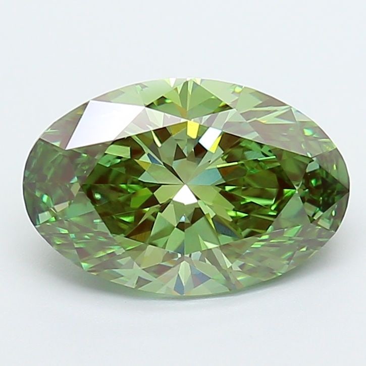 IGI Oval 3.01ct Fancy Vivid Green VVS2 - Loose Lab Diamond: IGI Oval 3.01ct Fancy Vivid Green VVS2 - Loose Lab Diamond Item Specifics: Source: This Is A Real Diamond Grown In A Lab Not Mined. Carat: 3.01 Cut: - Color: Fancy Vivid Green Clarity: VVS2 Polish: EX