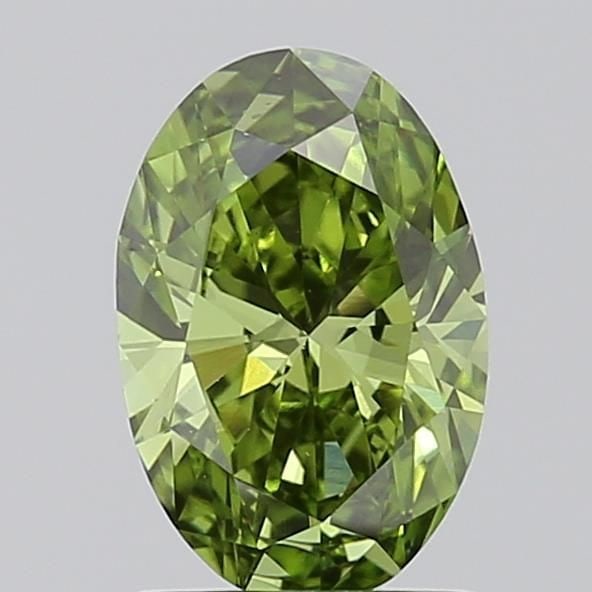 IGI Oval 1.05ct Fancy Vivid Green VVS2 - Loose Lab Diamond: IGI Oval 1.05ct Fancy Vivid Green VVS2 - Loose Lab Diamond Item Specifics: Source: This Is A Real Diamond Grown In A Lab Not Mined. Carat: 1.05 Cut: - Color: Fancy Vivid Green Clarity: VVS2 Polish: VG