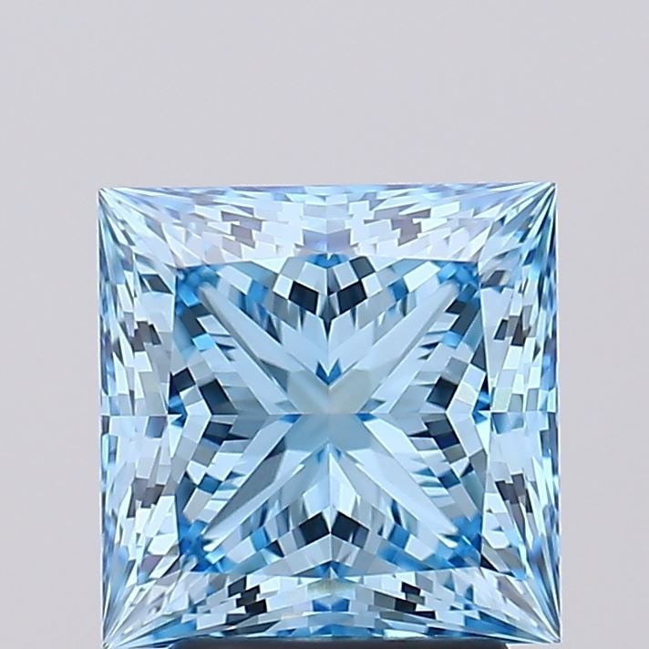 IGI Princess 3.04ct Fancy Vivid Blue VVS1 - Loose Lab Diamond: IGI Princess 3.04ct Fancy Vivid Blue VVS1 - Loose Lab Diamond Item Specifics: Source: This Is A Real Diamond Grown In A Lab Not Mined. Carat: 3.04 Cut: - Color: Fancy Vivid Blue Clarity: VVS1 Polish: 