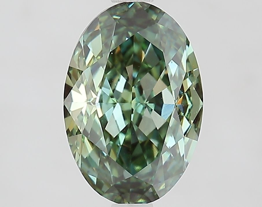 IGI Oval 2.81ct Fancy Vivid Green VVS2 - Loose Lab Diamond: IGI Oval 2.81ct Fancy Vivid Green VVS2 - Loose Lab Diamond Item Specifics: Source: This Is A Real Diamond Grown In A Lab Not Mined. Carat: 2.81 Cut: - Color: Fancy Vivid Green Clarity: VVS2 Polish: EX