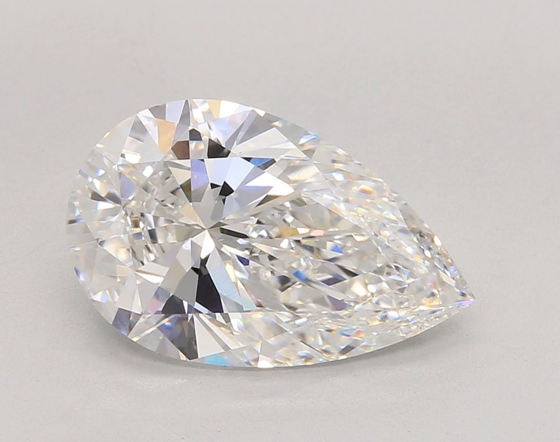 IGI Pear 5.03ct E VVS2 - Loose Lab Diamond: IGI Pear 5.03ct E VVS2 - Loose Lab Diamond Item Specifics: Source: This Is A Real Diamond Grown In A Lab Not Mined. Carat: 5.03 Cut: - Color: E Clarity: VVS2 Polish: EX Symmetry: EX Measurements: 15.3