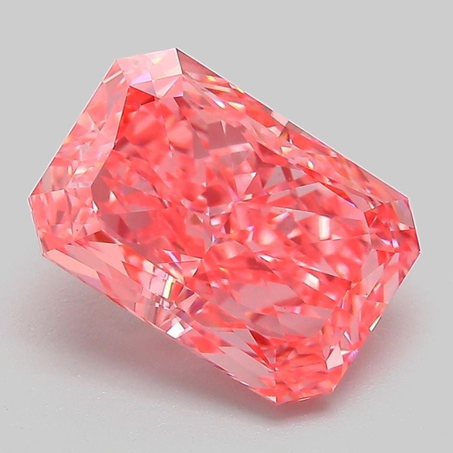 IGI Radiant 3.09ct Fancy Vivid Pink VVS2 - Loose Lab Diamond: IGI Radiant 3.09ct Fancy Vivid Pink VVS2 - Loose Lab Diamond Item Specifics: Source: This Is A Real Diamond Grown In A Lab Not Mined. Carat: 3.09 Cut: - Color: Fancy Vivid Pink Clarity: VVS2 Polish: