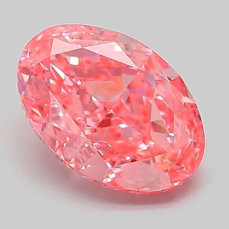 IGI Oval 2.08ct Fancy Vivid Pink VVS1 - Loose Lab Diamond: IGI Oval 2.08ct Fancy Vivid Pink VVS1 - Loose Lab Diamond Item Specifics: Source: This Is A Real Diamond Grown In A Lab Not Mined. Carat: 2.08 Cut: - Color: Fancy Vivid Pink Clarity: VVS1 Polish: EX