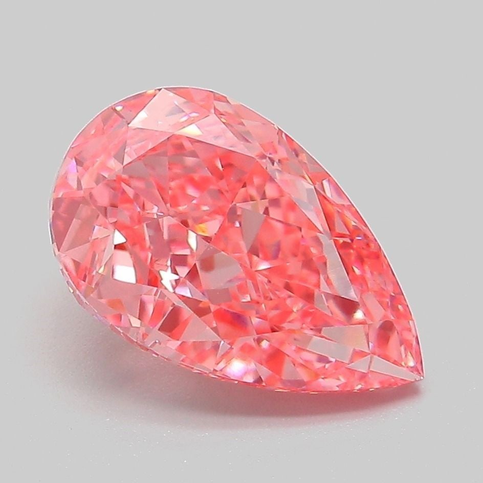 IGI Pear 3.11ct Fancy Vivid Pink VVS2 - Loose Lab Diamond: IGI Pear 3.11ct Fancy Vivid Pink VVS2 - Loose Lab Diamond Item Specifics: Source: This Is A Real Diamond Grown In A Lab Not Mined. Carat: 3.11 Cut: - Color: Fancy Vivid Pink Clarity: VVS2 Polish: EX S
