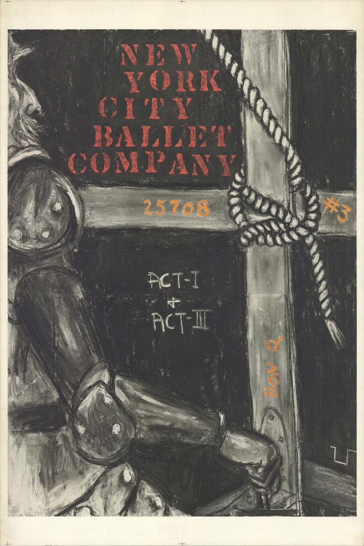 New York City Ballet 39 x 26" Segal George 196 Serigraph Act-I Act-II: New York City Ballet 39 x 26" Segal George 196 Serigraph Act-I Act-II Item Specifics: Artist: George Segal Brand: Segal George Exact Year: 1968 Height: 39 Item Height: 39 Item Width: 26 Subject: Event