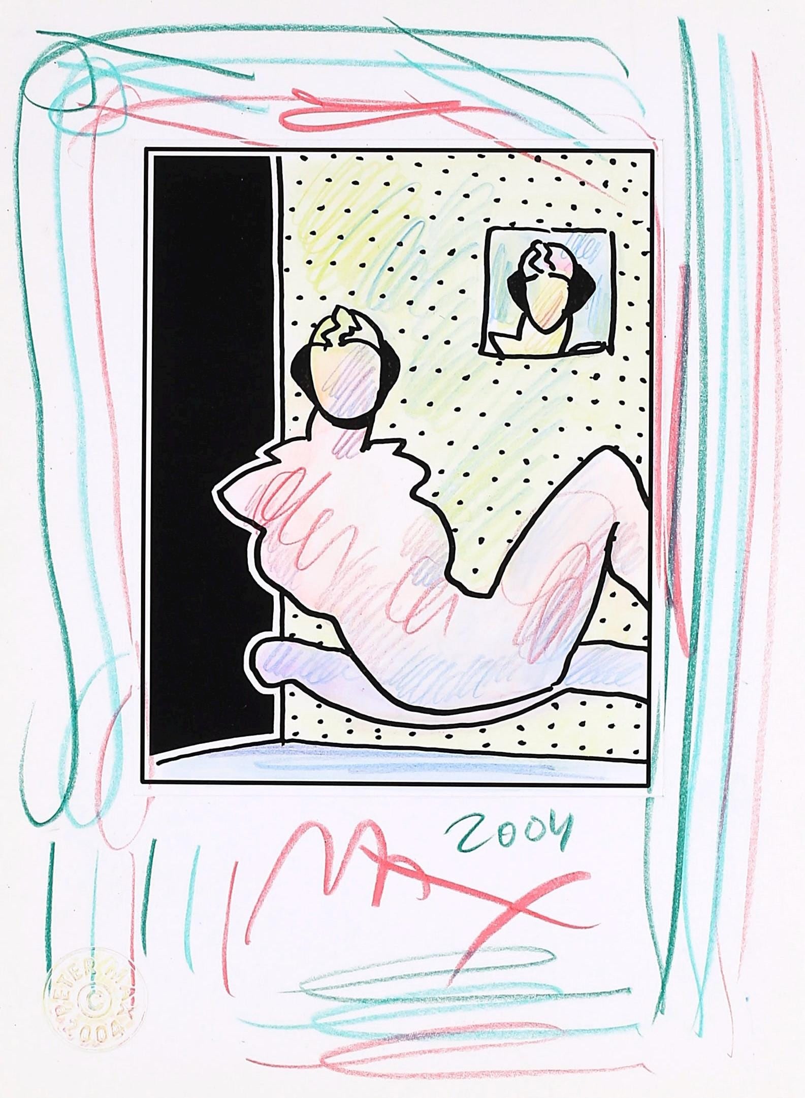 Peter Max, Neo Pop Series: Neo R2F83, Black and White Series, Hand Signed, Official Edition Mixed: Peter Max, Neo Pop Series: Neo R2F83, Black and White Series, Hand Signed, Official Edition Mixed Item Specifics: Paper size: 8.25 x 6 inches. Inscription: Hand signed by Peter Max and unnumbered, as 