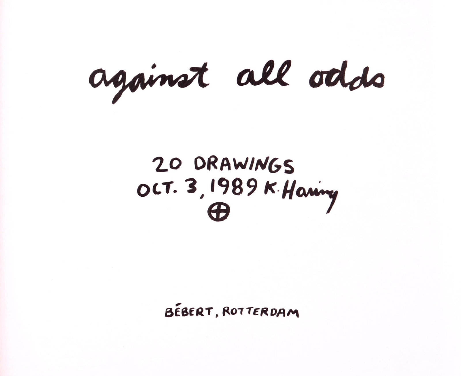 Keith Haring, Composition, Against All Odds, Lithograph - 5