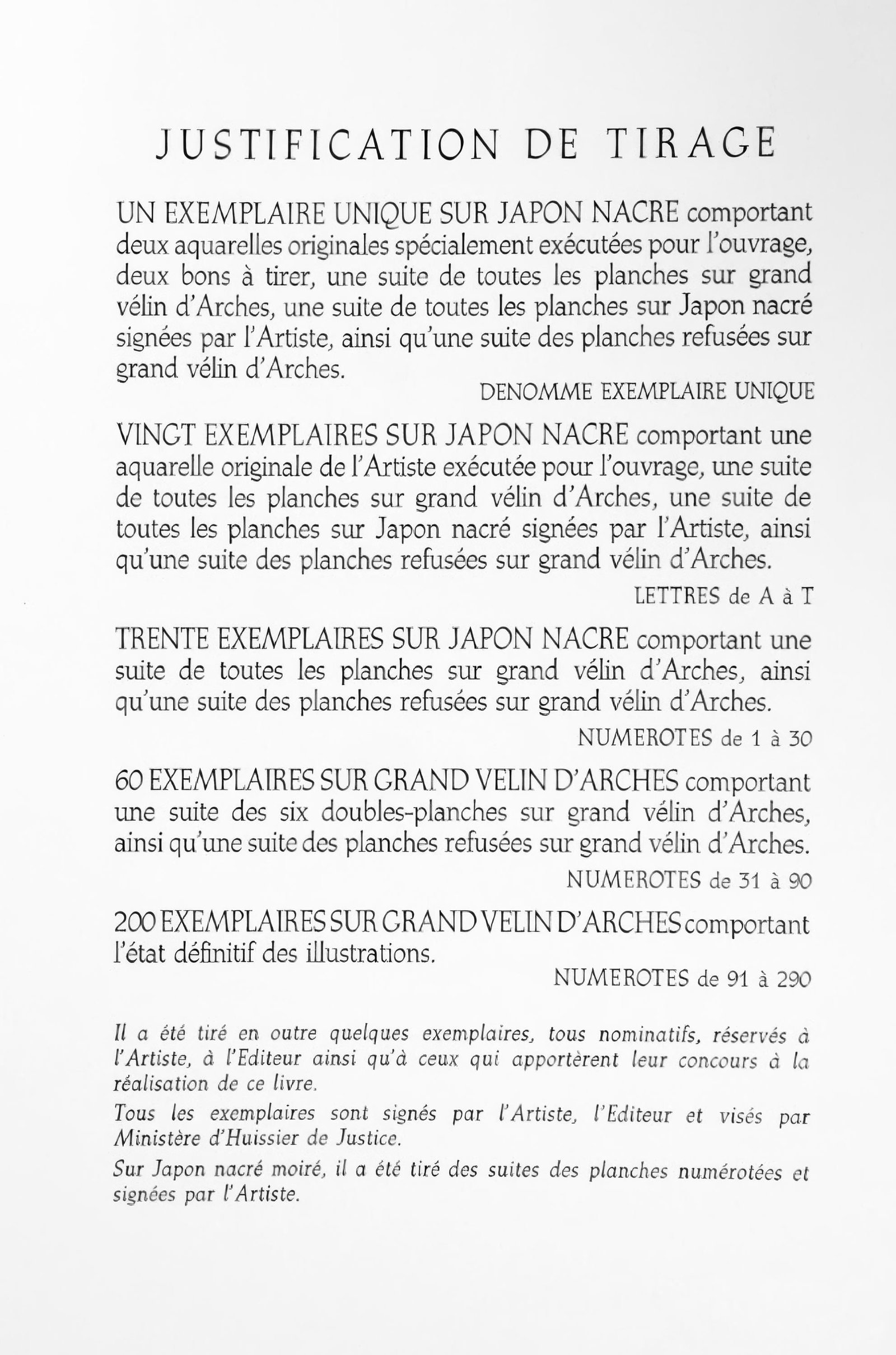 Fini composition paralllement lithograph 1969 - 6